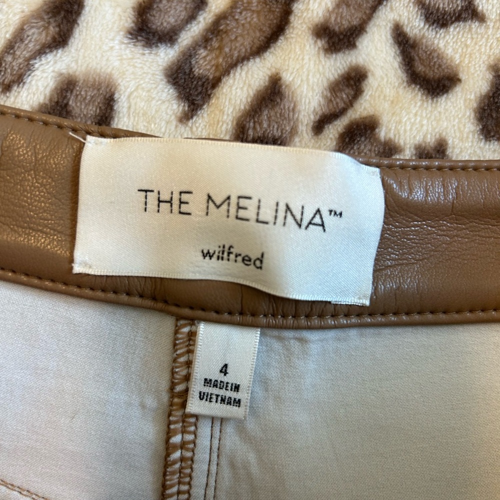 Wilfred The Melina Camel Leather Pants